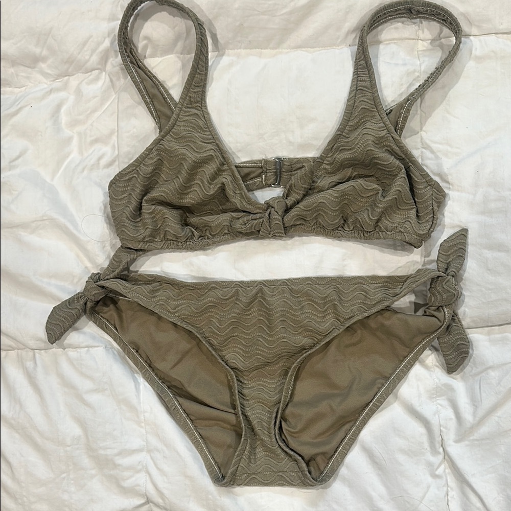 Mossimo Supply Co Green Bikini Set